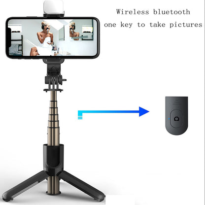 Selfie Stick Bluetooth Techsuit L11s, Univerzalan, Crni