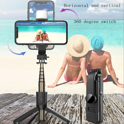 Selfie Stick Bluetooth Techsuit L11s, Univerzalan, Crni