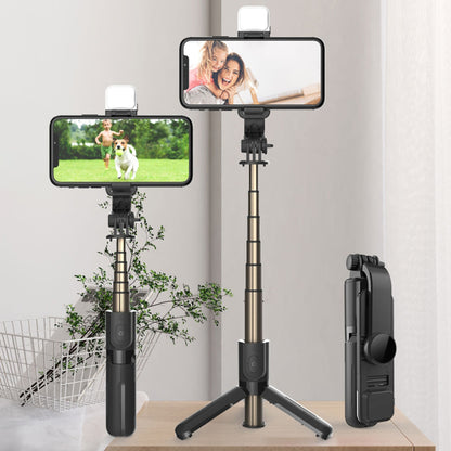 Selfie Stick Bluetooth Techsuit L11s, Univerzalan, Crni