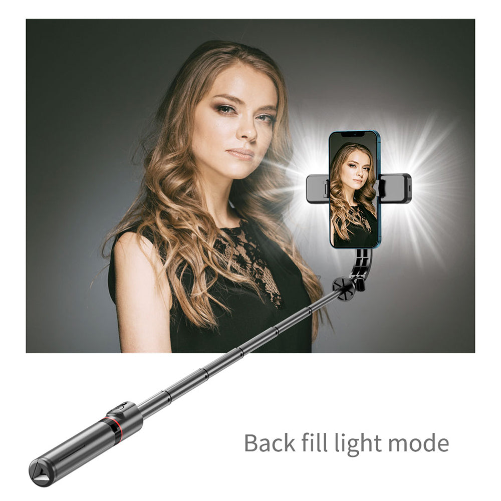 Selfie Stick Bluetooth Techsuit L12D, Univerzalan, Crni