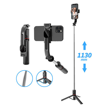 Selfie Stick Bluetooth Techsuit L13, Univerzalan, Crni