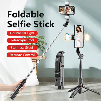 Selfie Stick Bluetooth Techsuit L13d, Univerzalan, Crni