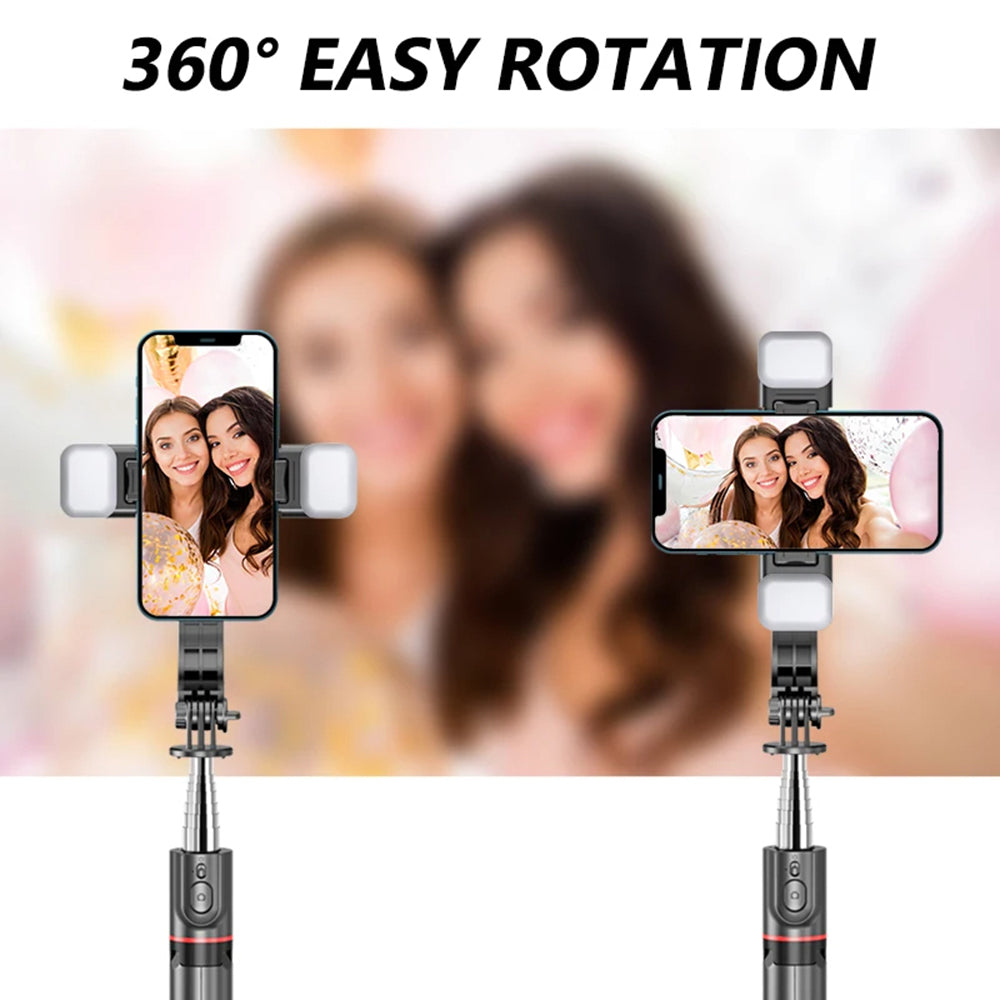 Selfie Stick Bluetooth Techsuit L13d, Univerzalan, Crni
