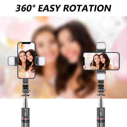 Selfie Stick Bluetooth Techsuit L13d, Univerzalan, Crni