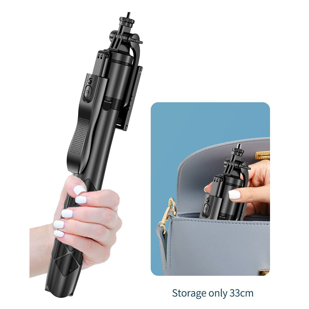 Selfie Stick Bluetooth Techsuit L16, Univerzalan, Crni