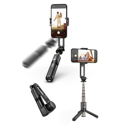 Selfie Stick Bluetooth Techsuit L18Mini, Univerzalan, Crni