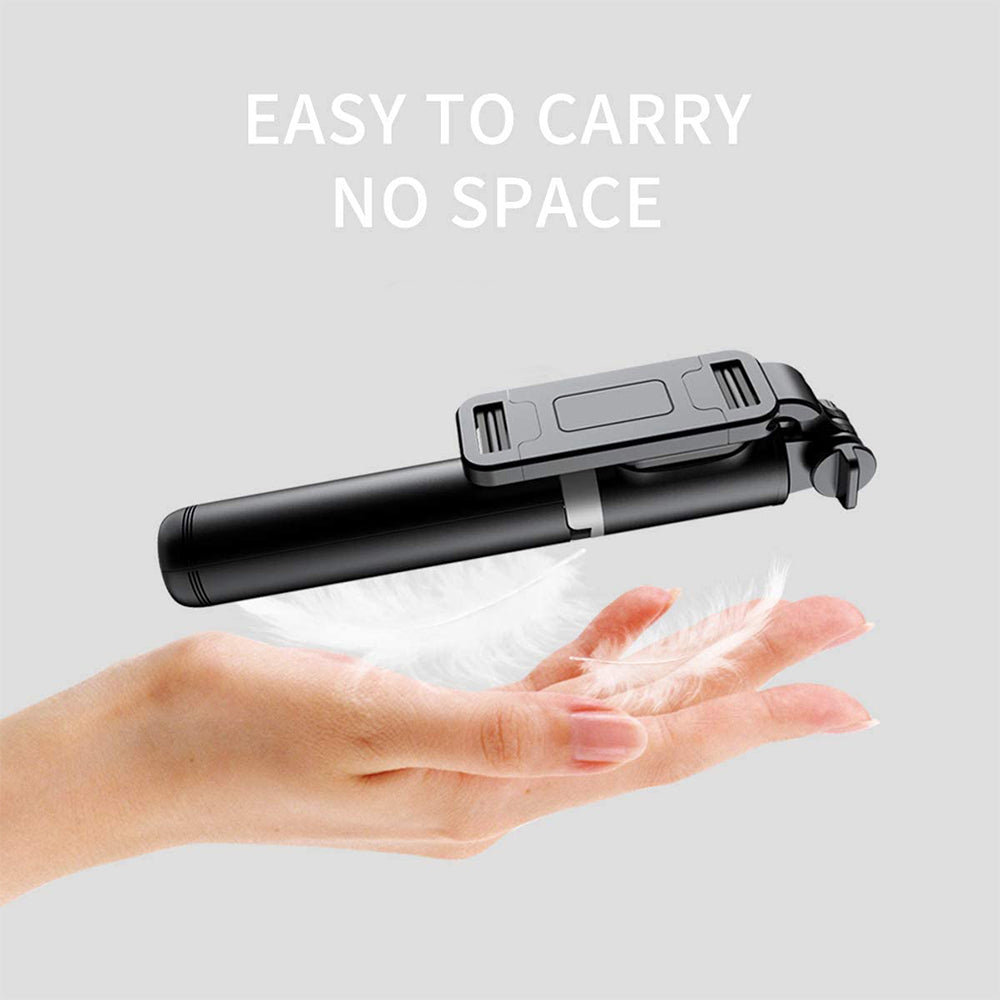 Selfie Stick Bluetooth Techsuit Q01, Univerzalan, Crni