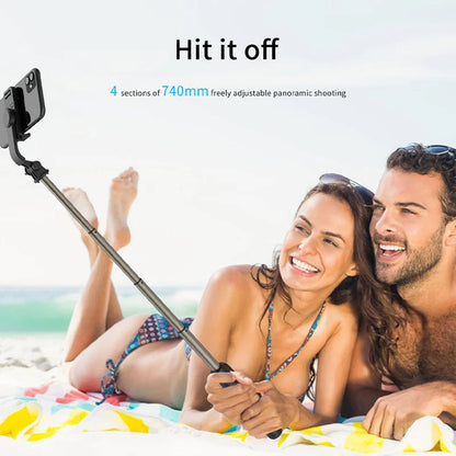 Selfie Stick Bluetooth Techsuit Q03, Univerzalan, Crni
