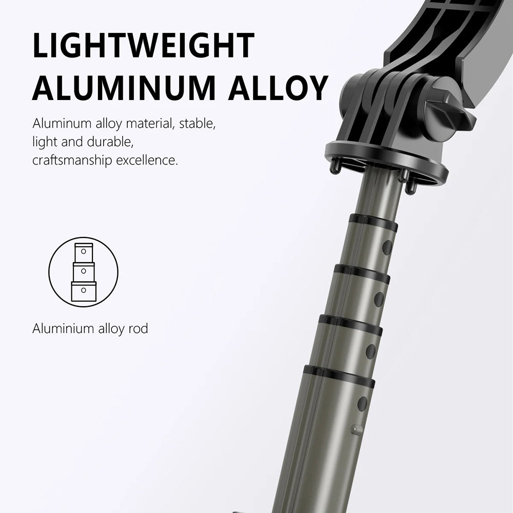 Selfie Stick Bluetooth Techsuit Q03s, Univerzalan, Crn