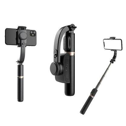 Selfie Stick Bluetooth Techsuit Q08, Univerzalan, Crni