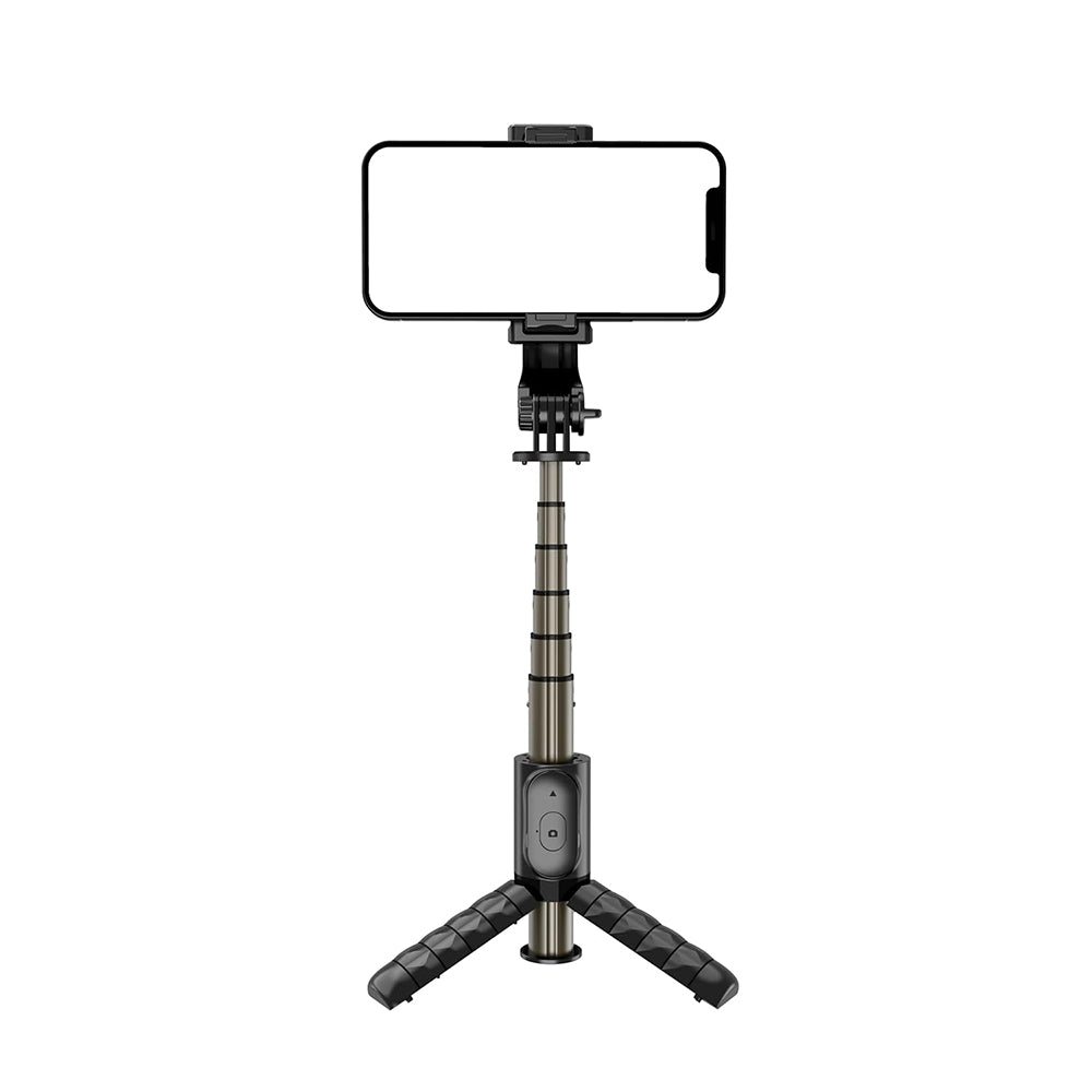 Selfie Stick Bluetooth Techsuit Q10, Univerzalan, Crni
