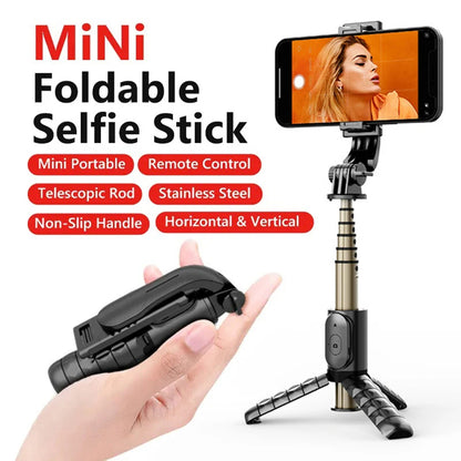 Selfie Stick Bluetooth Techsuit Q10, Univerzalan, Crni