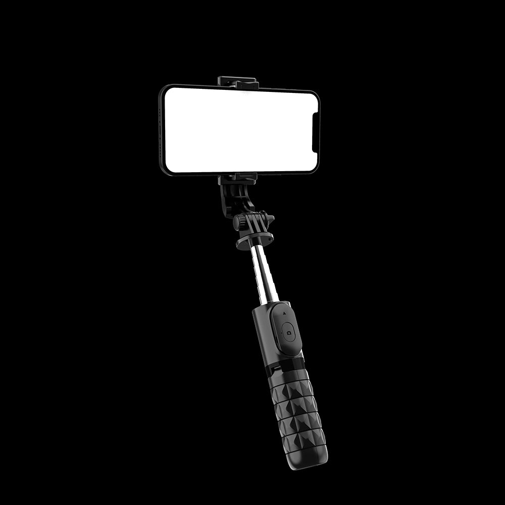 Selfie Stick Bluetooth Techsuit Q11, Univerzalan, Crni