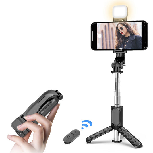 Selfie Stick Bluetooth Techsuit Q11s, Univerzalan, Crni