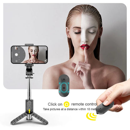 Selfie Stick Bluetooth Techsuit Q11s, Univerzalan, Crni