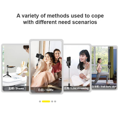 Selfie Stick Bluetooth Techsuit Q11s, Univerzalan, Crni