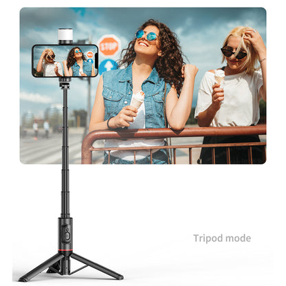 Selfie Stick Bluetooth Techsuit Q12S, Univerzalan, Crni