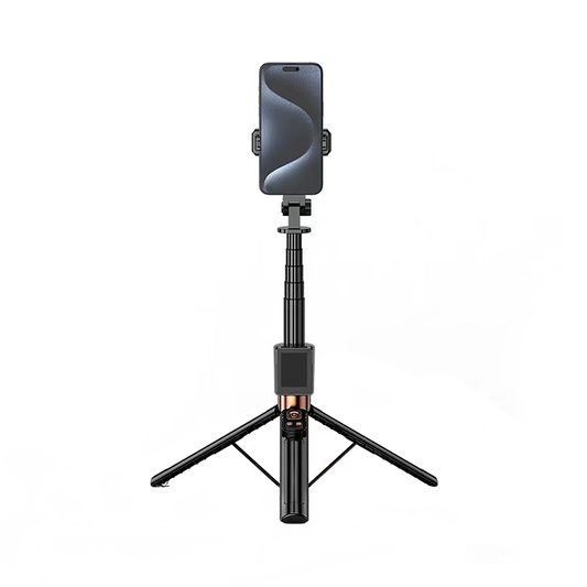 Selfie Stick Bluetooth XO Design SS23 Dual Lights, Univerzalan, Crni