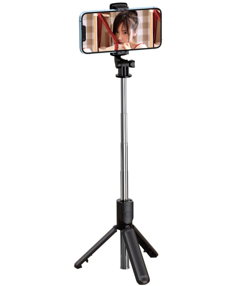 Selfie Stick Bluetooth XO Design SS09, Univerzalan, Crni