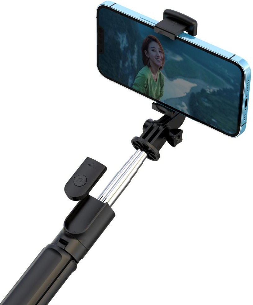 Selfie Stick Bluetooth XO Design SS09, Univerzalan, Crni
