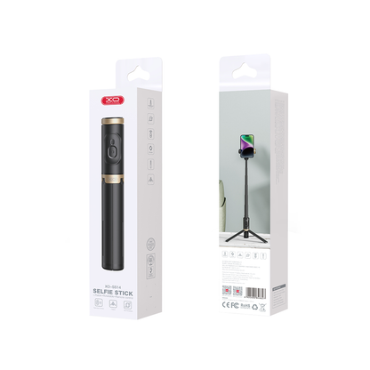 Selfie Stick Bluetooth XO Design SS14, Univerzalan, Crni