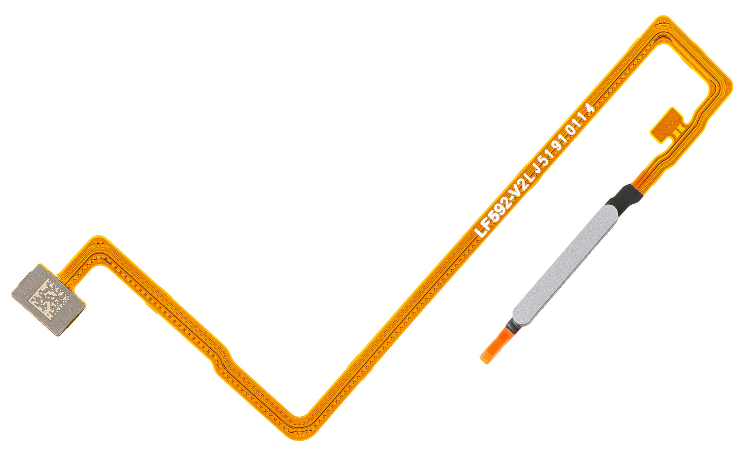 Senzor otiska prsta Honor X7d 5G / 400 Smart 5G, s trakom, Srebrni, Service Pack 2310AAJW