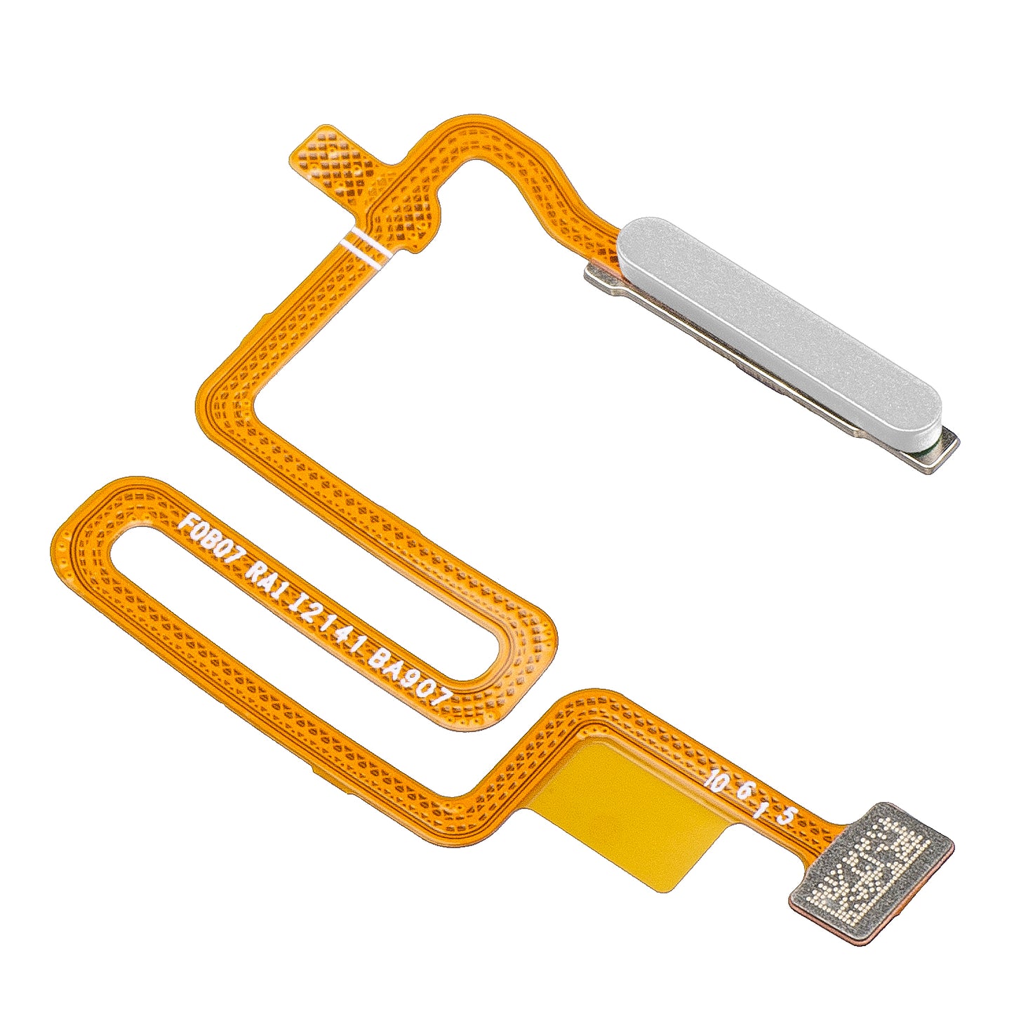 Senzor otiska prsta Oppo A54 5G, s trakom, Srebrni