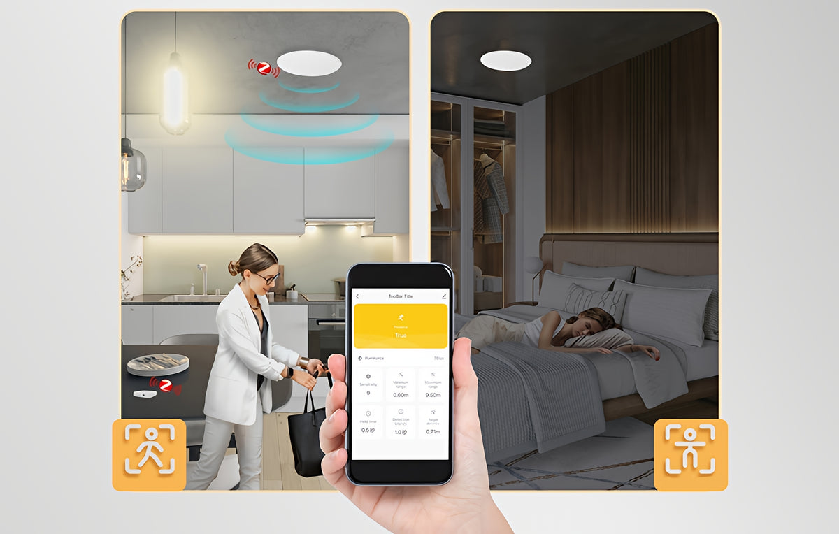 Senzor prisutnosti Moes ZSS-QY-HP, ZigBee