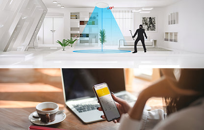 Senzor prisutnosti Moes ZSS-QY-HP, ZigBee