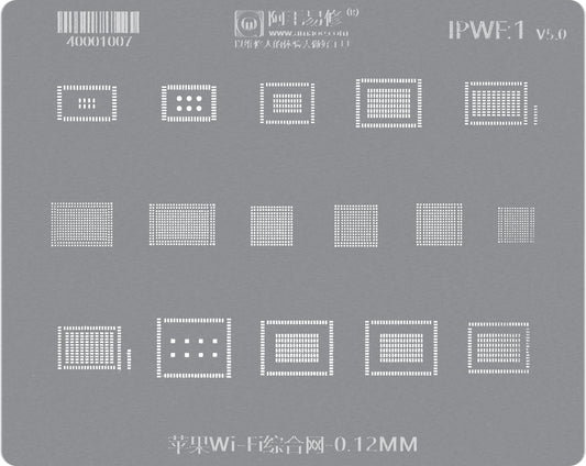 BGA Amaoe šablona za Apple iPhone seriju, Wifi IC