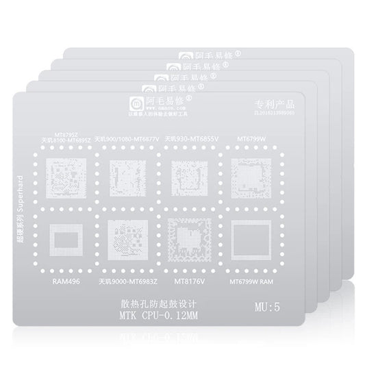 BGA Amaoe sito za CPU MTK MU1-5