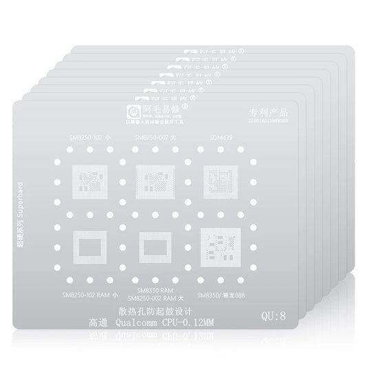 BGA Amaoe šablona za CPU Qualcomm QU1-8 Series