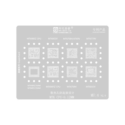 BGA Amaoe sito za CPU MTK MU1-5