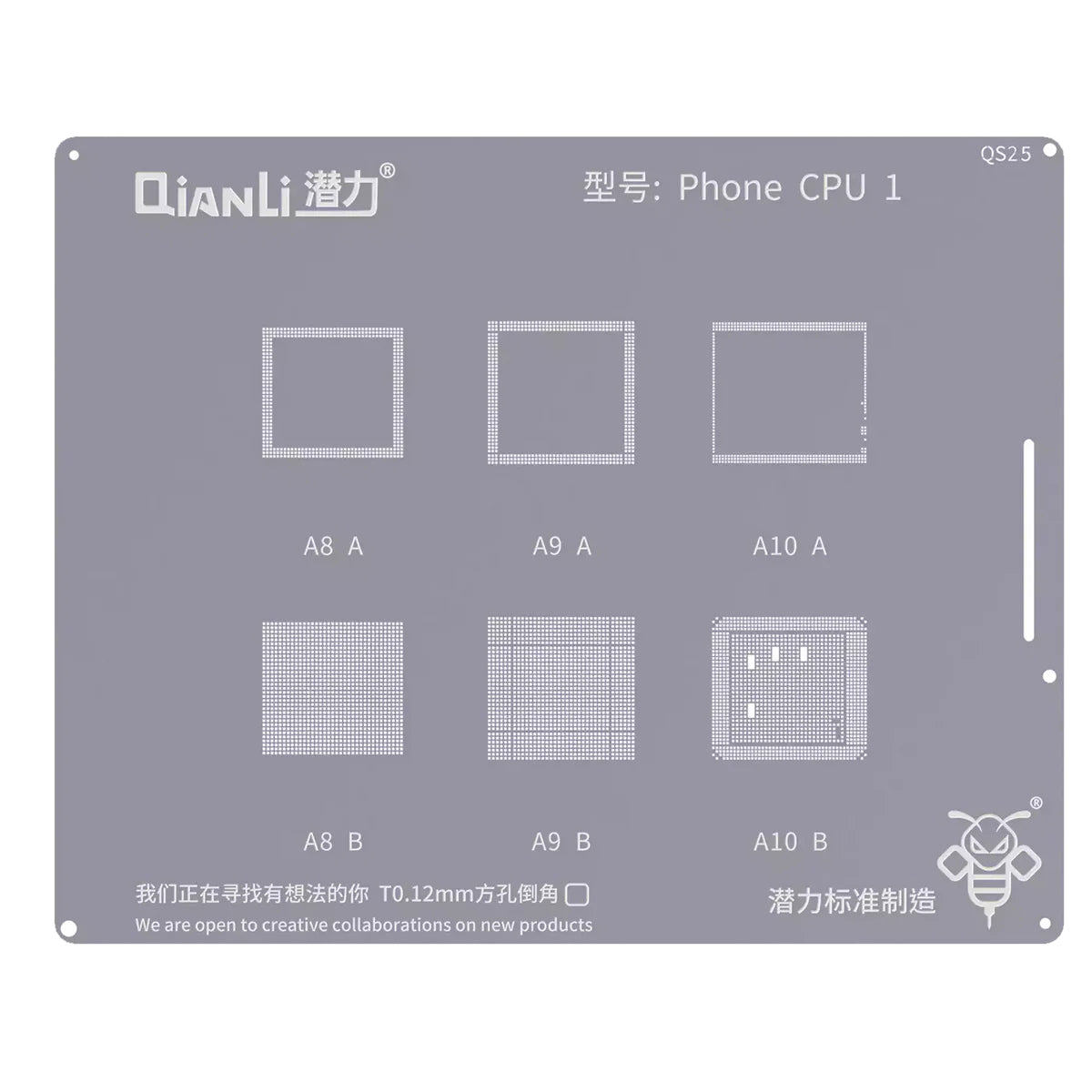BGA QIANLI QS25 sito za Apple iPhone seriju, CPU1