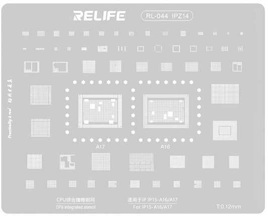 Sito BGA Relife RL-044 IPZ14 za Apple iPhone 15, CPU