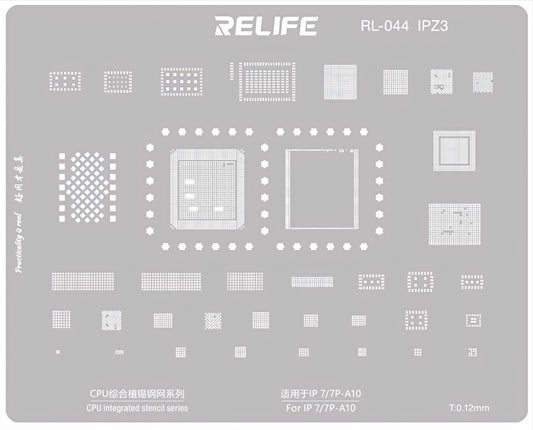 Sito BGA Relife RL-044 IPZ3 za Apple iPhone 7 / 7 Plus, CPU