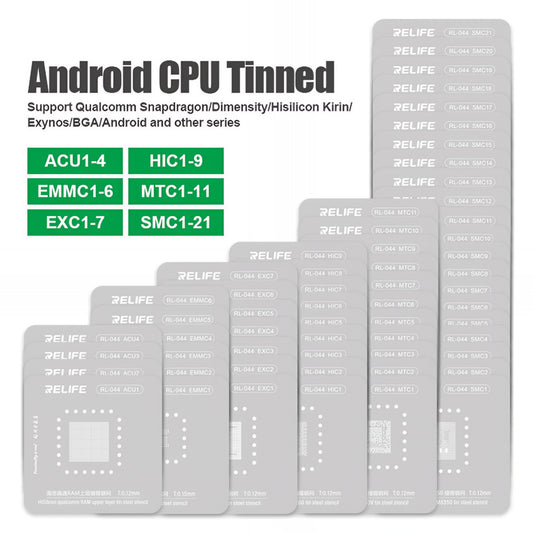 BGA šablona Relife RL-044 za Android CPU