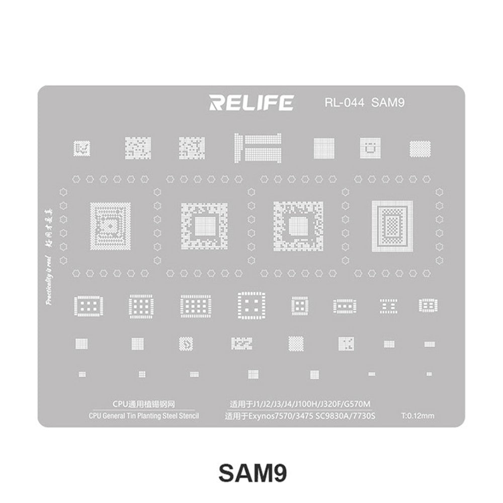 BGA šablona Relife RL-044 V2.0 za CPU Samsung Series