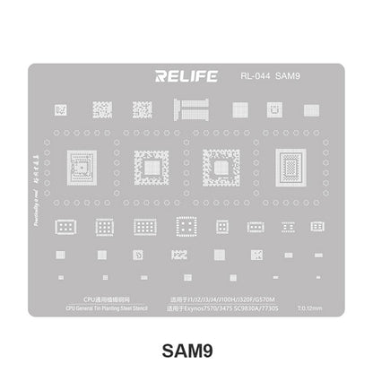 BGA šablona Relife RL-044 V2.0 za CPU Samsung Series