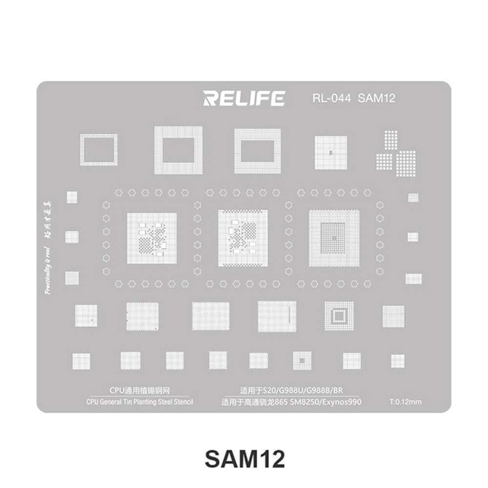 BGA šablona Relife RL-044 V2.0 za CPU Samsung Series