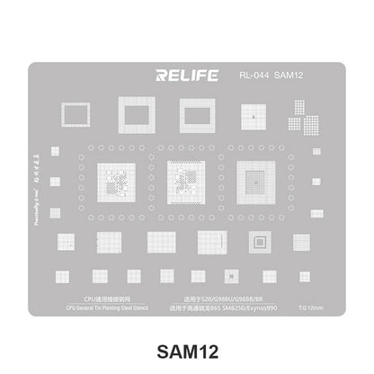 BGA šablona Relife RL-044 V2.0 za CPU Samsung Series