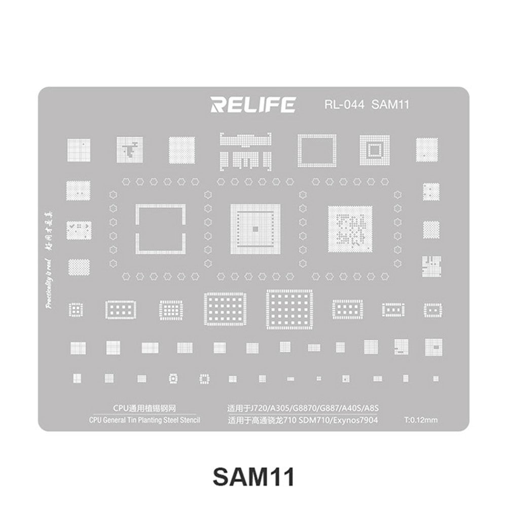 BGA šablona Relife RL-044 V2.0 za CPU Samsung Series
