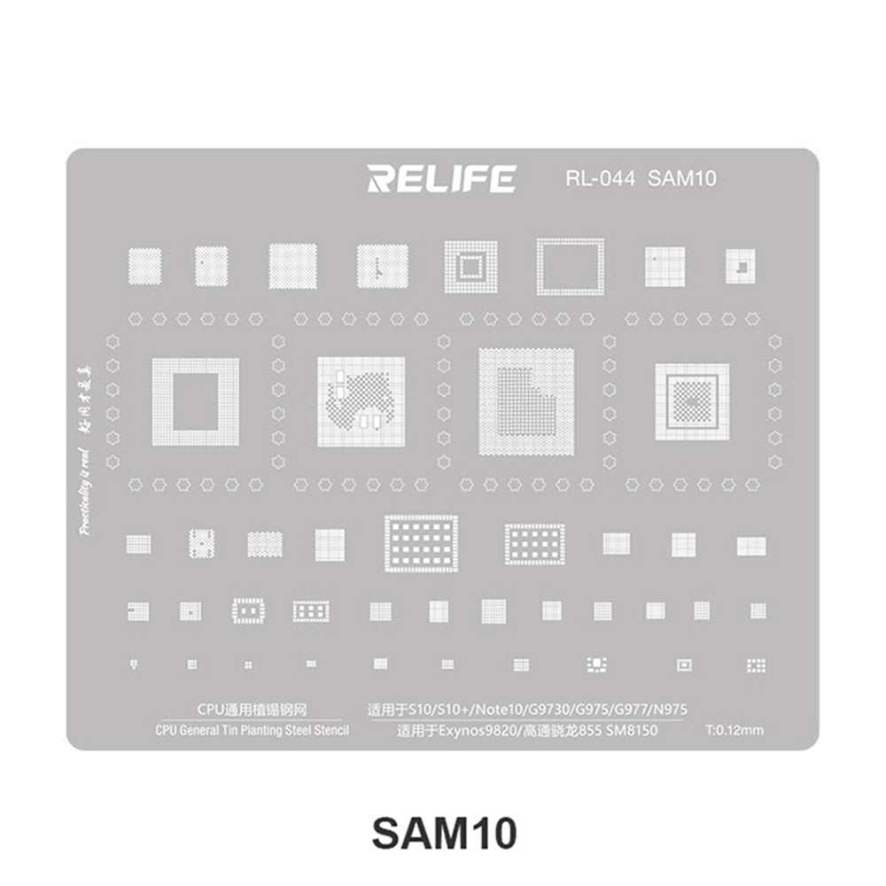 BGA šablona Relife RL-044 V2.0 za CPU Samsung Series