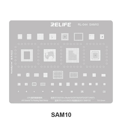 BGA šablona Relife RL-044 V2.0 za CPU Samsung Series
