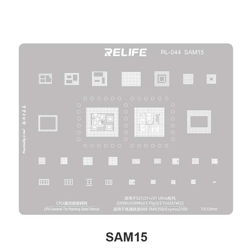 BGA šablona Relife RL-044 V2.0 za CPU Samsung Series