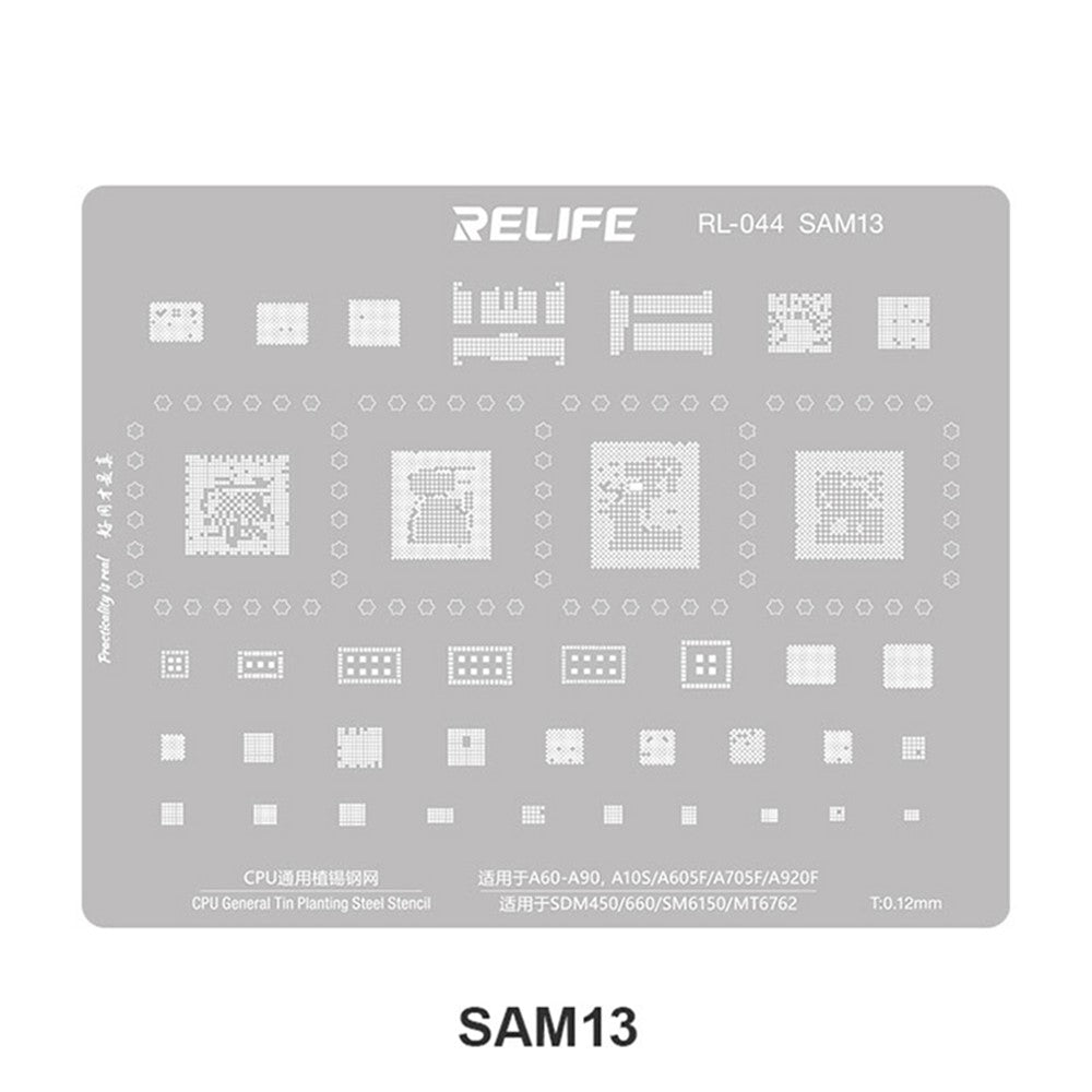 BGA šablona Relife RL-044 V2.0 za CPU Samsung Series