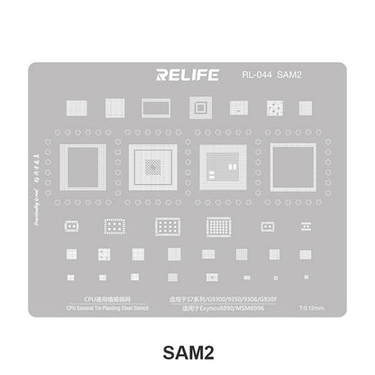 BGA šablona Relife RL-044 V2.0 za CPU Samsung Series