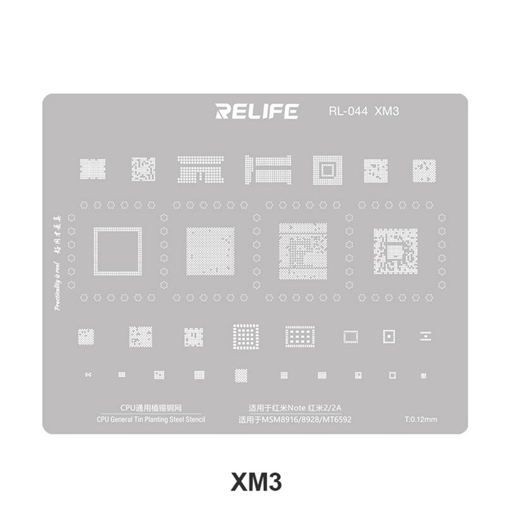 Sito BGA Relife RL-044 V2.0 za CPU Xiaomi Series