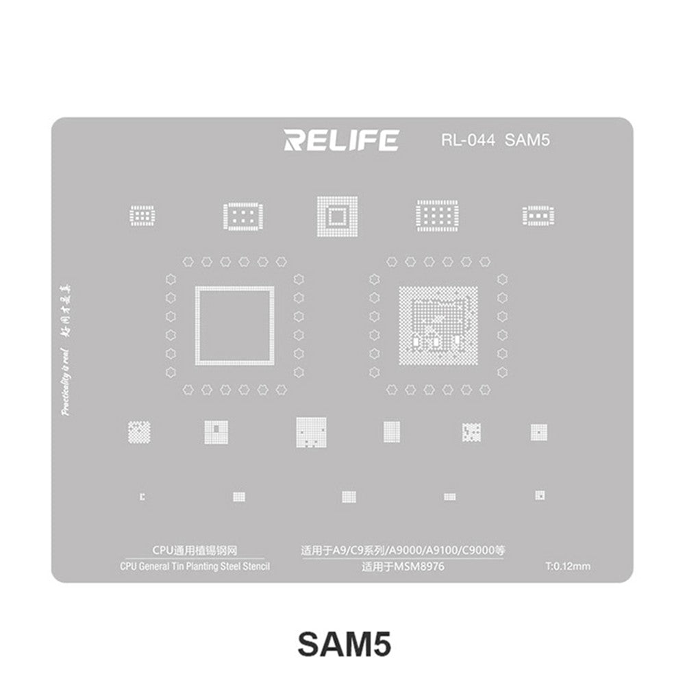BGA šablona Relife RL-044 V2.0 za CPU Samsung Series