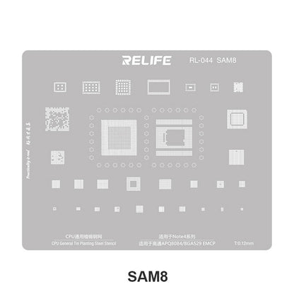 BGA šablona Relife RL-044 V2.0 za CPU Samsung Series